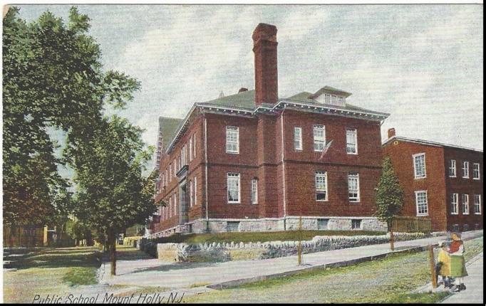 Mount Holly - Public School - Old High School - c 1910s