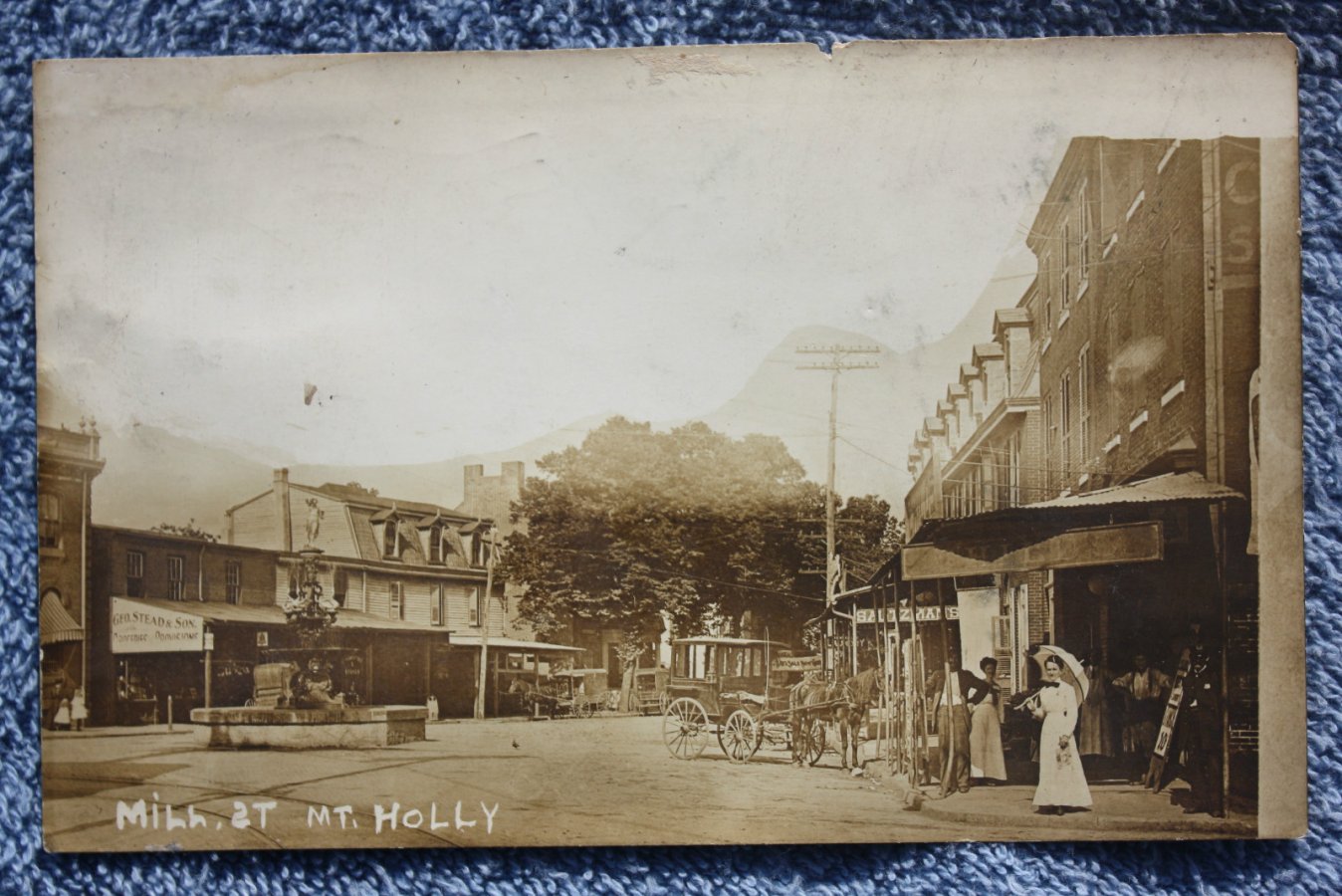 Mount Holly - Street scene - c 1910 | Mount Holly | Old Pictures of ...