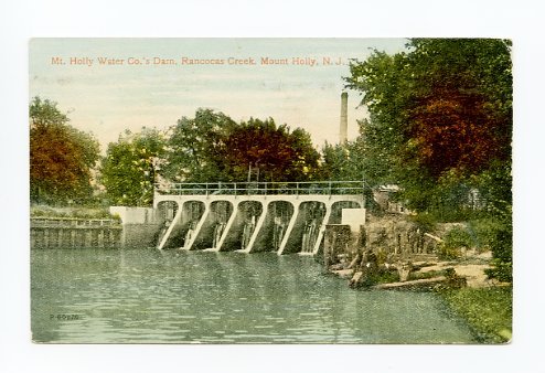 Mount Holly - The Water Company Dam on the Rancocas