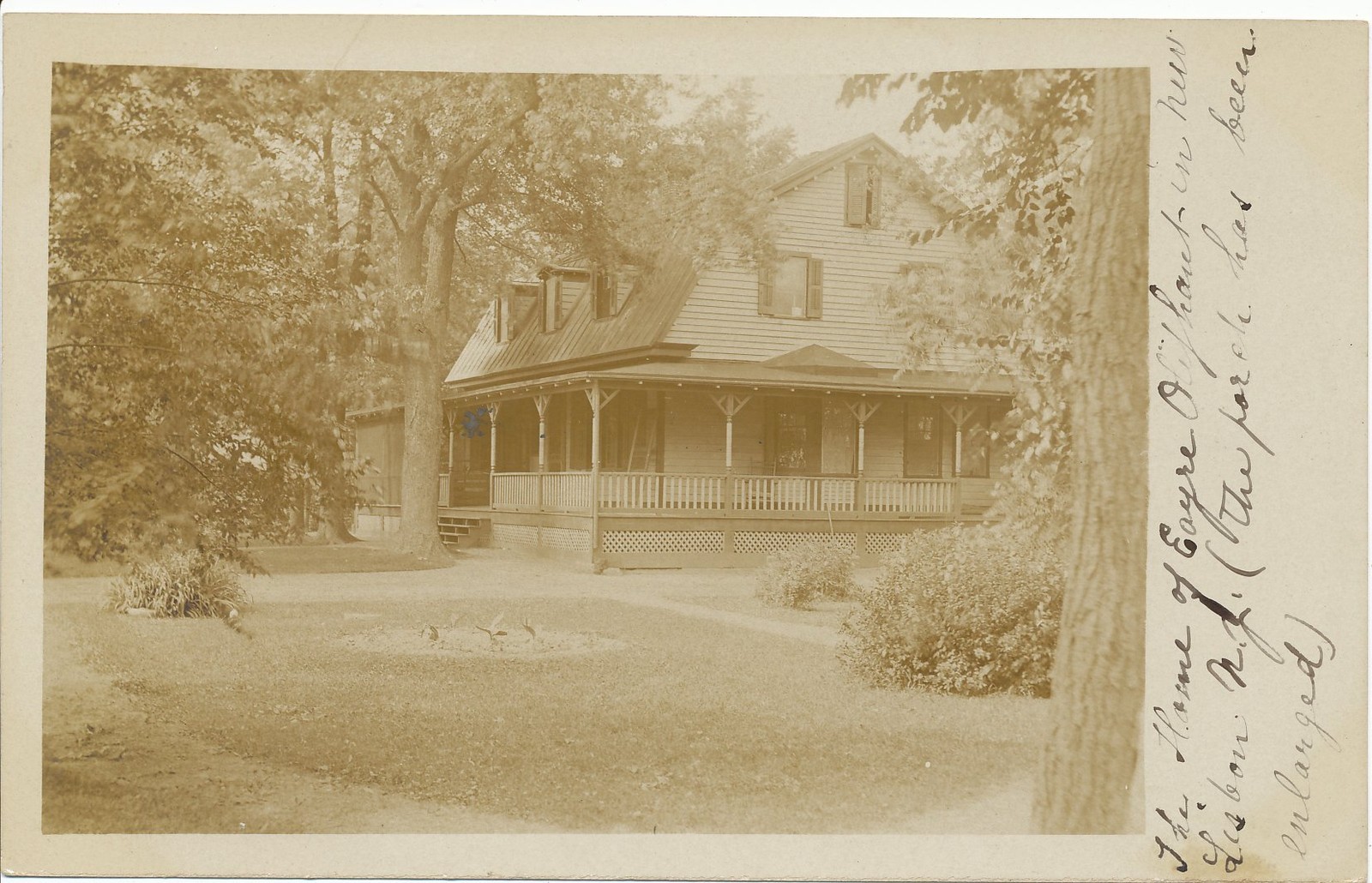 New Lisbon vicinity - Pemberton Township - Oliphant Residence - c 1910