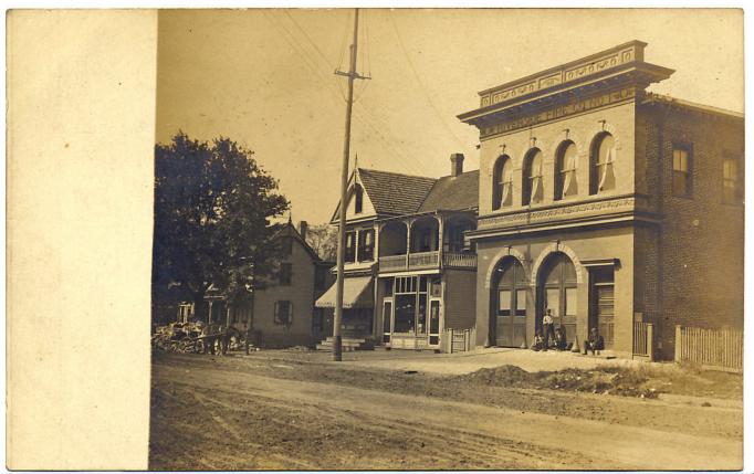 Riverside - Scott Street - Firehouse - around 1906