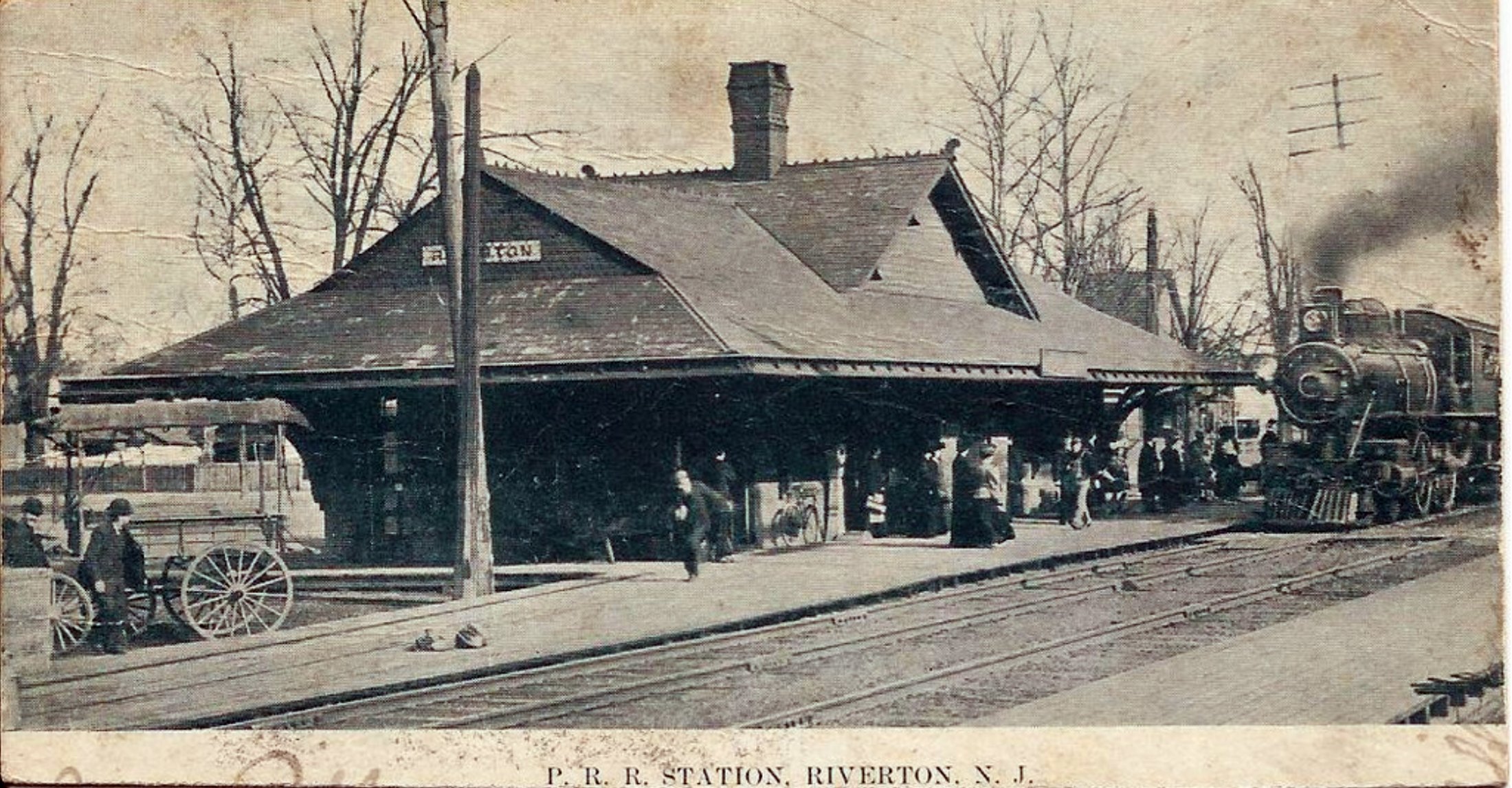 Riverton - Railroad Station - c 1910