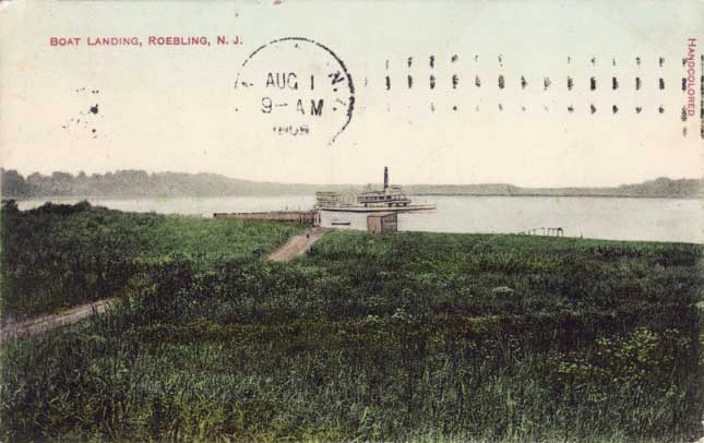 ROEBLING BOAT LANDING 1909