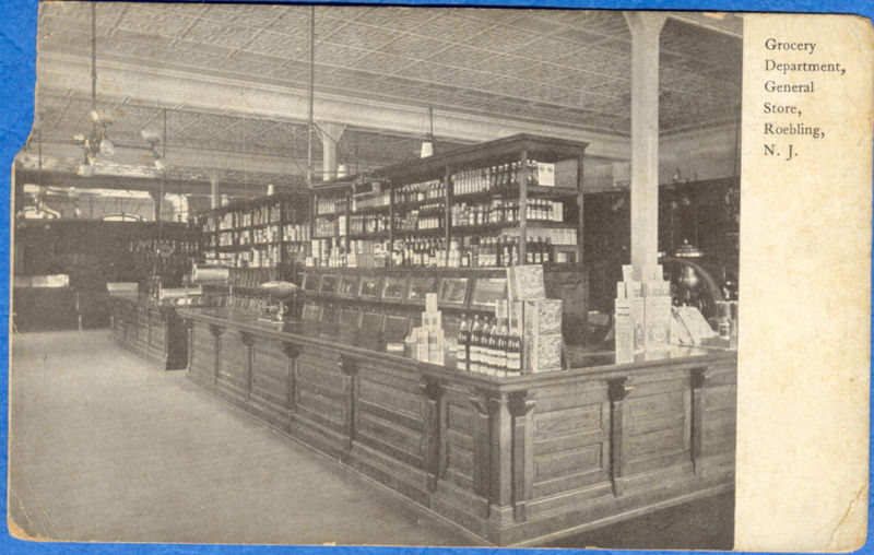 Roebling - General Store - Grocery Department - 1910