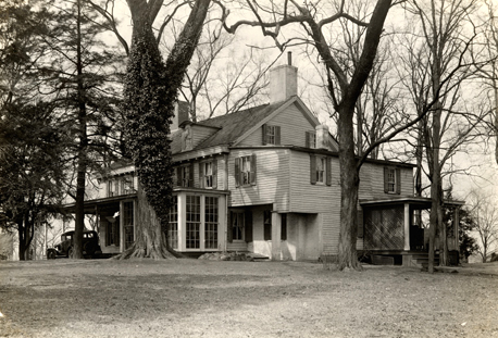 82. Black Homestead, north side of Monmouth Road, east of Jobstown, Springfield Twp., date unknown (owned recently by Henry Black, 1939)