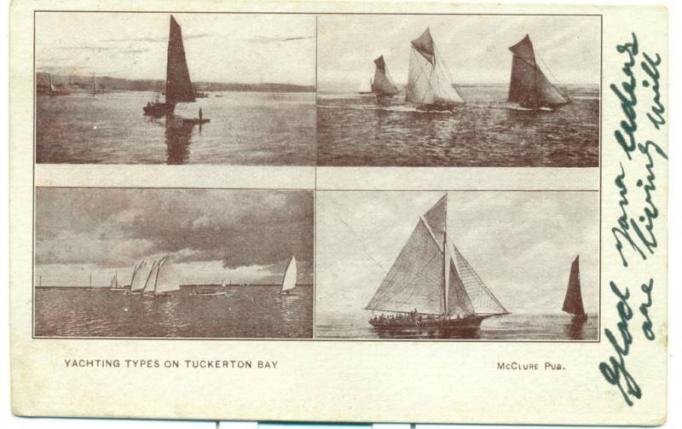 Tuckerton - Yachting on Tuckerton Bay - 1906