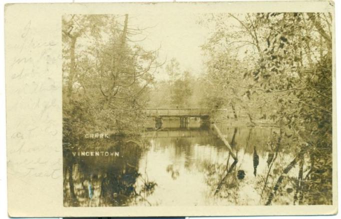 Vincentown - Bridge over the Rancocas Creek - 1907