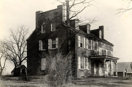 11. William Pew House, Oxmead and Burrs Roads, Westampton Twp., early 1800s