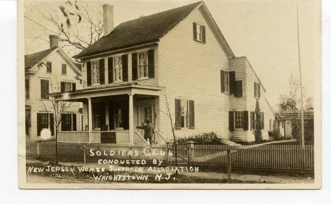 Wrightstown - Soldiers Club priovided by the Womens Sufferage Association  -c 1917-19