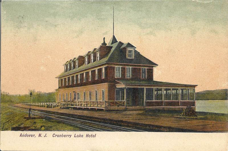 Andover - Cranbury Lake - The Cranbury Lake Hotel - c 1910