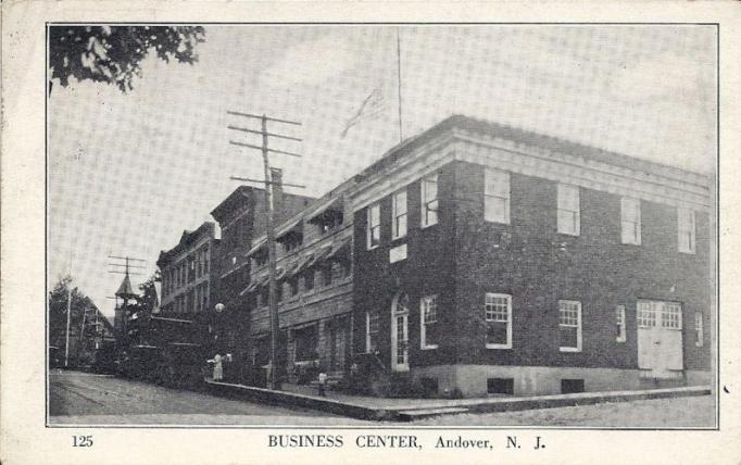 Andover - The business Center - c 1910