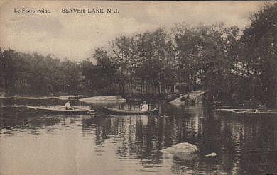 Beaver Lake, Sussex, New Jersey La Fevre Point