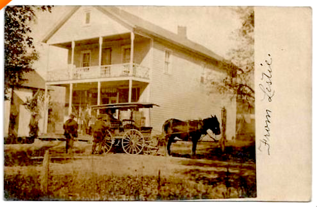 Bevans - Sussex County - Post Office and Frank McKeebys store - c 1910