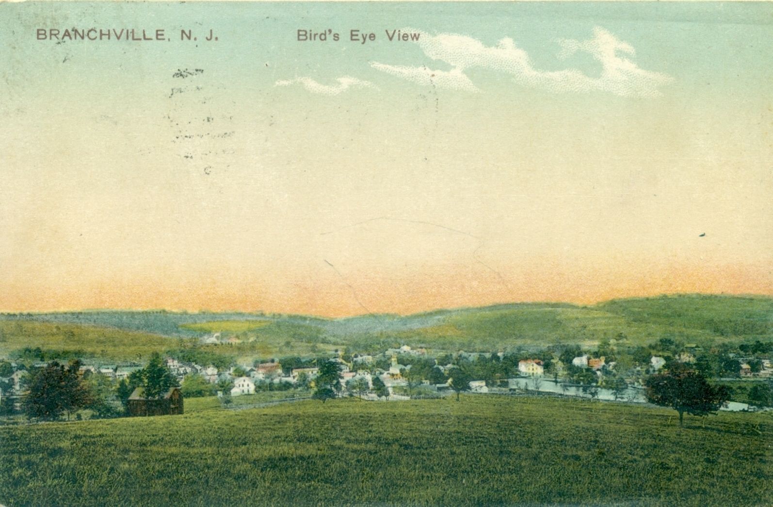 Branchville - Birds eye view - 1908