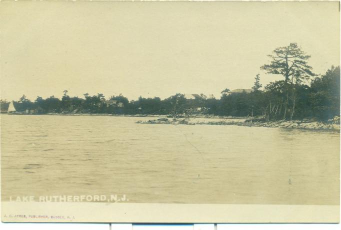 Colesville - Sussex County - Lake Rutherford - c 1910