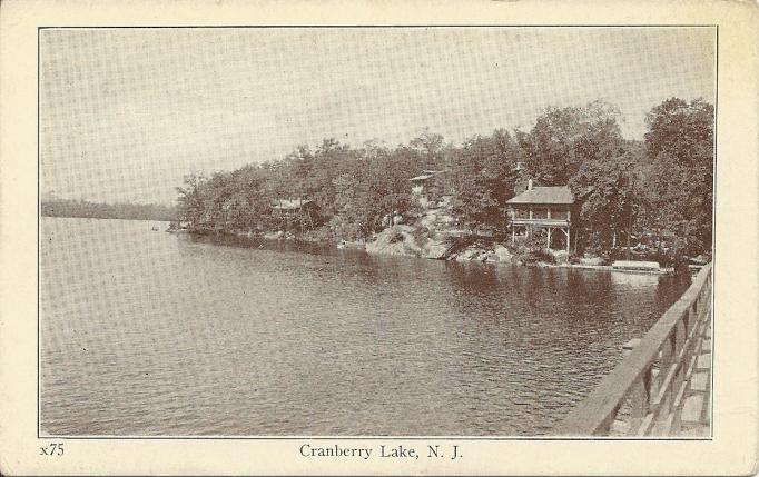Cranberry Lake - Cottages on the water - c 1910