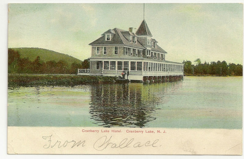 Cranberry Lake - The Cranberry Lake Hotel - c 1910