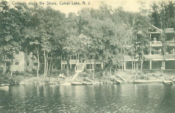 Culver Lake - A cottage along the shore - 1907