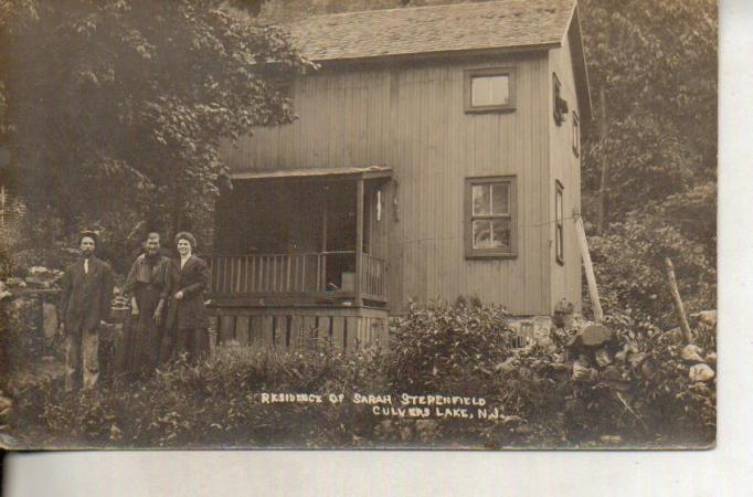 Culvers Lake - Residence of Sarah Stephenson - c 1910