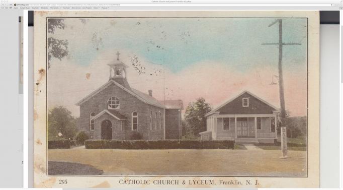 Franklin - The Catholic Church and the Lyceum - 1920s or so