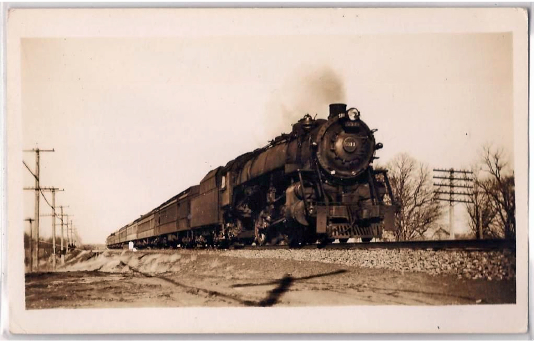 Franklin vicinity - Said to be a Steam Train with Locomotive 531