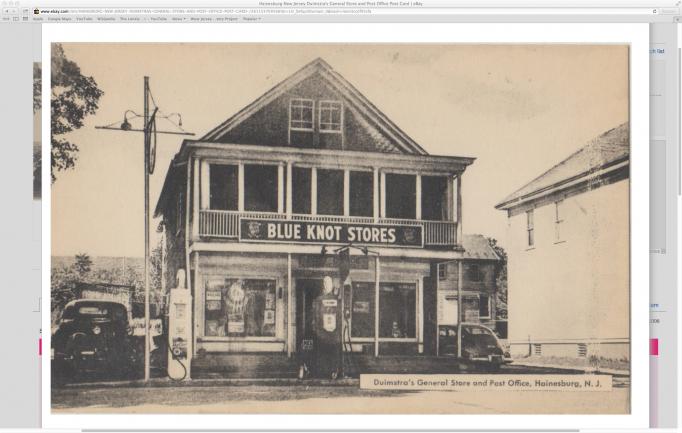 Hainesburg - Dumstras Blue Knot General Store and Post Office - undated