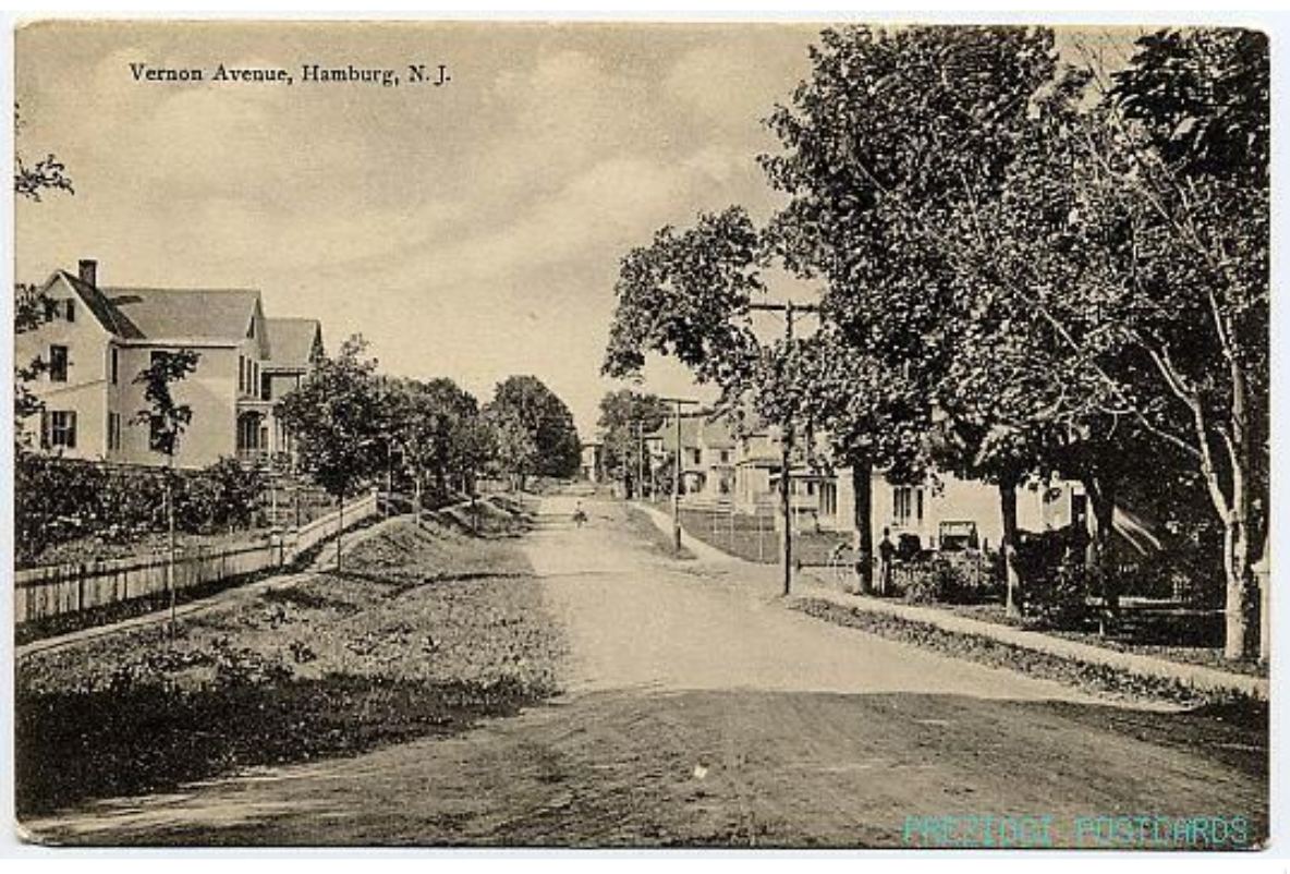 Hamburg - View along Vernon Avenue - c 1910 