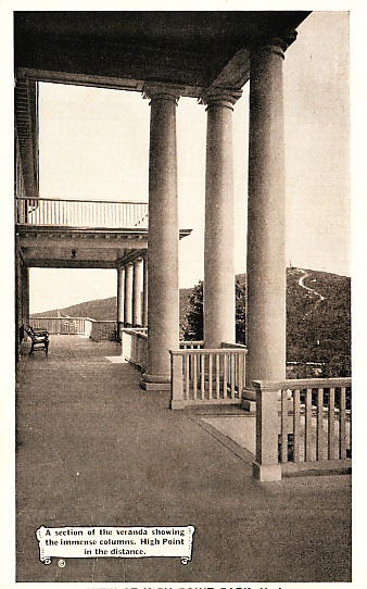 HIGH POINT - VIEW FROM THE VERANDA - 1926