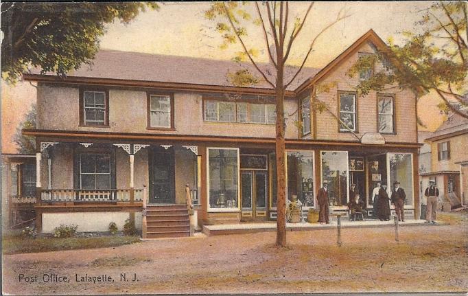 Lafayette -  Post Office - c 1910