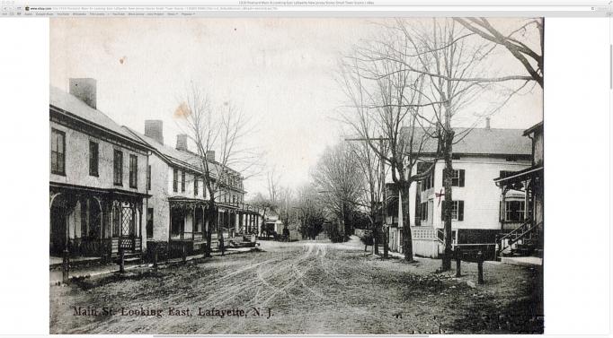 Lafayette - Main Street looking East - c 1910