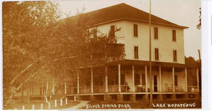 Lake Hopatcong = Silver Springs Park Hotel - 1907