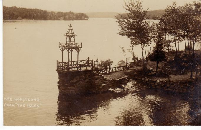 Lake Hopatcong - A view from the Isles - c 1910
