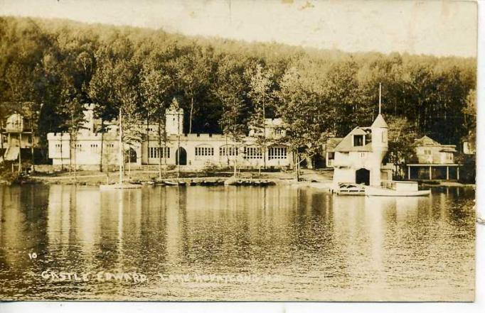 Lake Hopatcong - A view of Castle Edward - c 1910