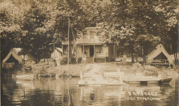 Lake Hopatcong - Brashers - Either a cottage or a guest house - c 1910 or so