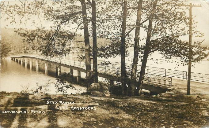 Lake Hopatcong - Bridge over the River Styx - 1909