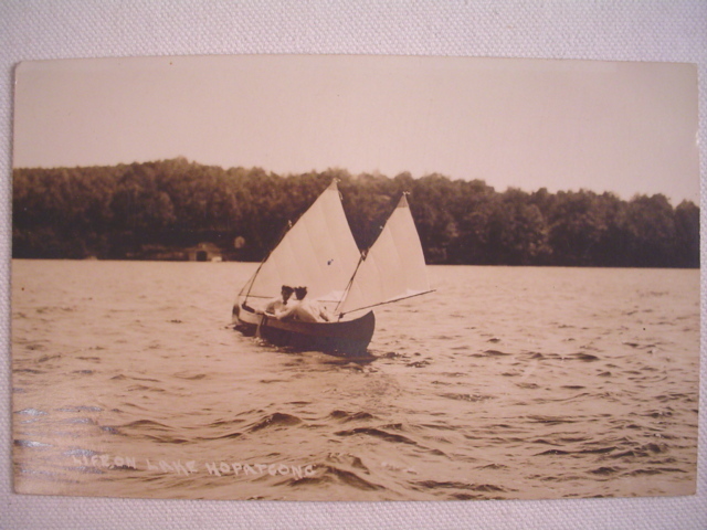 Lake Hopatcong - Canoe sailing - 1911