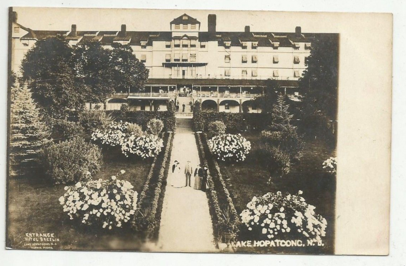 Lake Hopatcong - Hotel Breslin view - Harris - c 1910