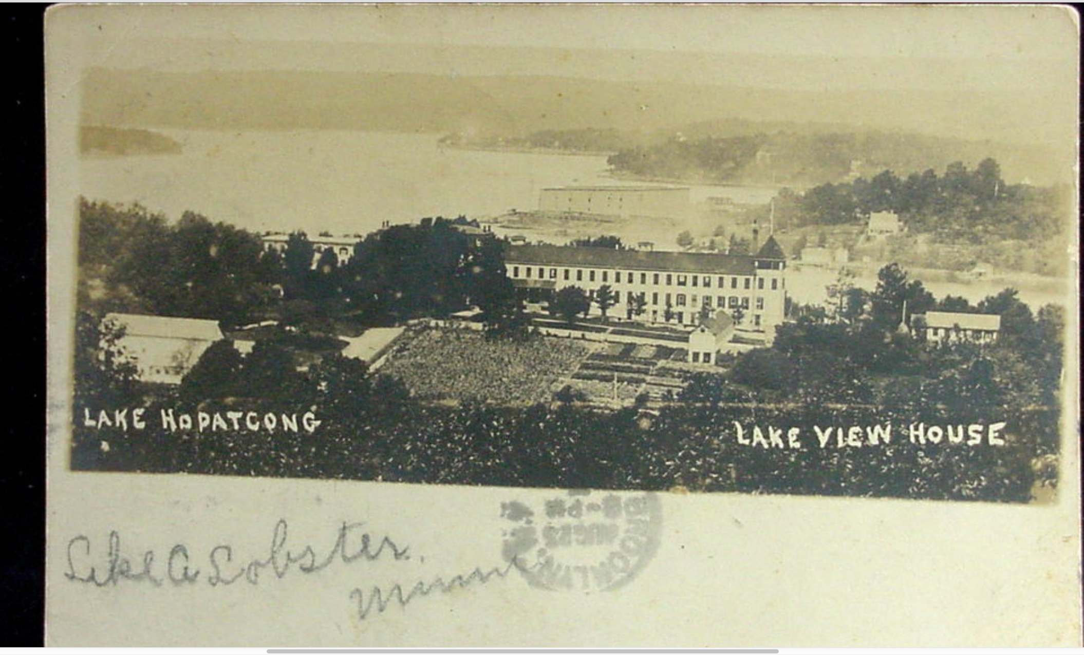Lake Hopatcong - Lake View House - c 1910