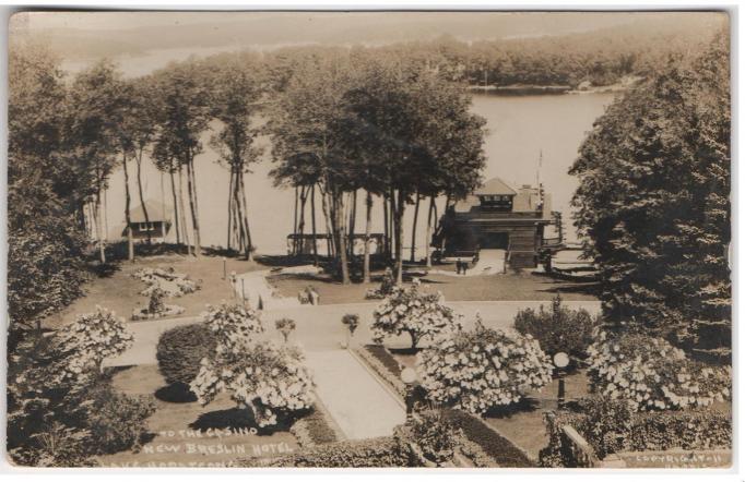 Lake Hopatcong - Something something the Casino at the New Breslin Hotel - c 1910