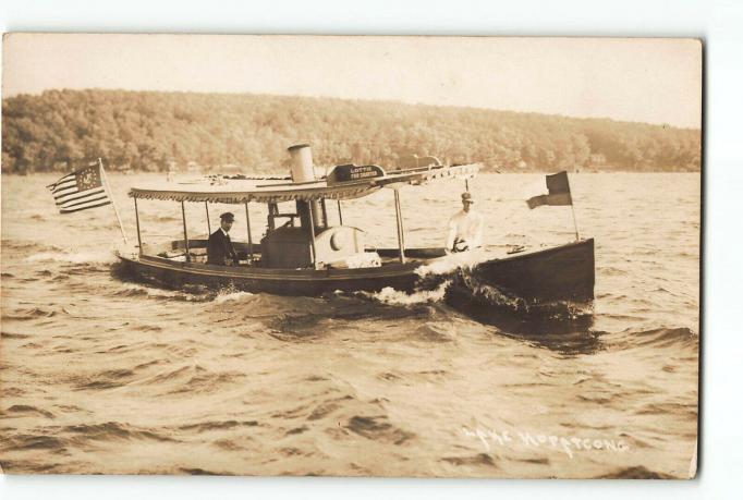 Lake Hopatcong - Steam launch - c 1910