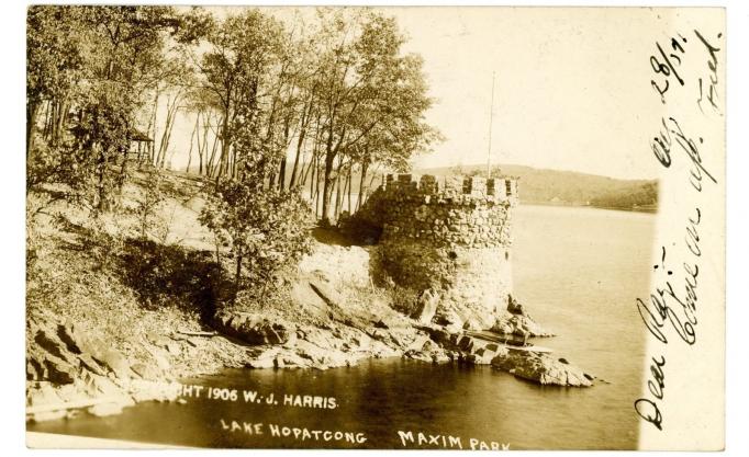 Lake Hopatcong - Turret at Maxim Park - 1910s