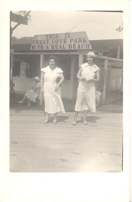 Lake Hopatcong - Women at Great Cove Park - 1920s