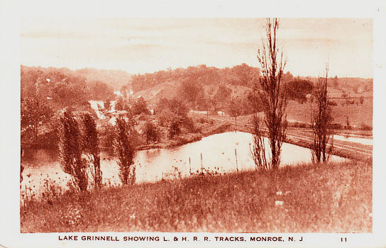 Monroe - Lake Grinnel view - c 1910