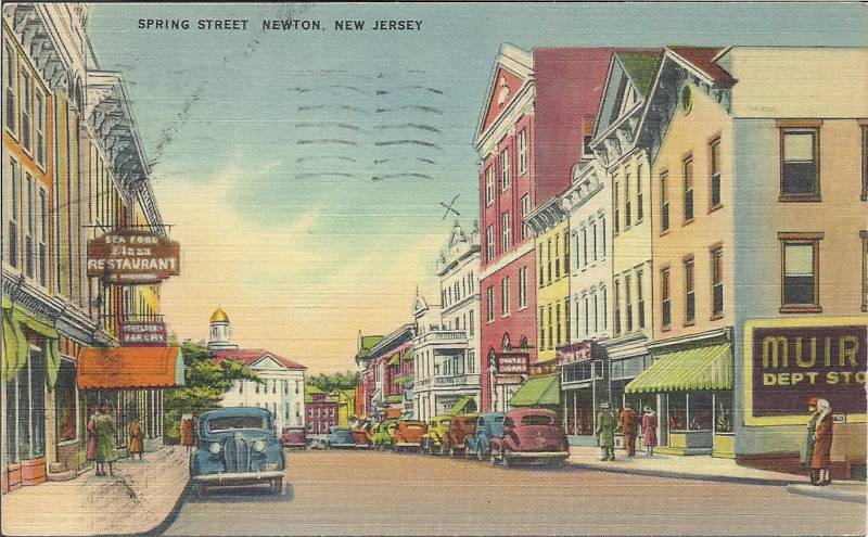 Newton - A view of Spring Street