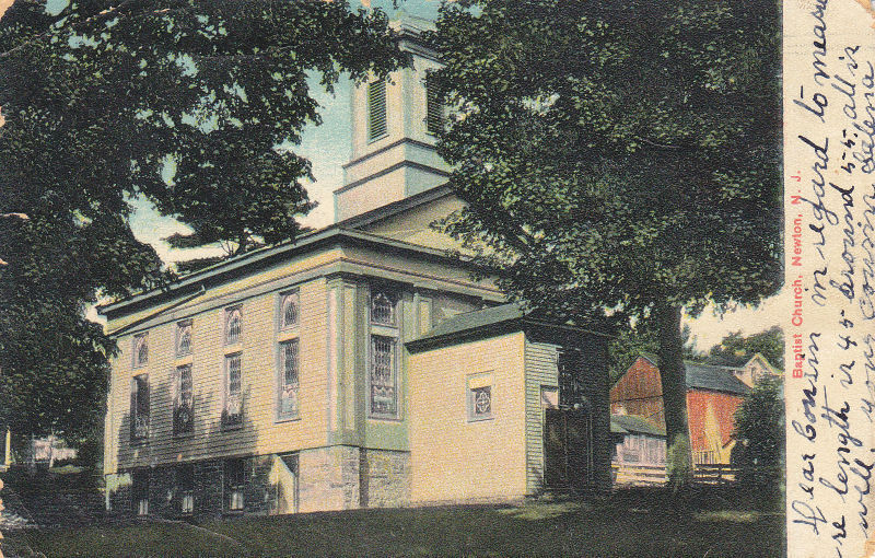Newton - The Baptist Church - c 1910