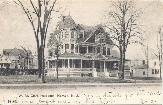 Newton - W M Clark Residence - c 1910
