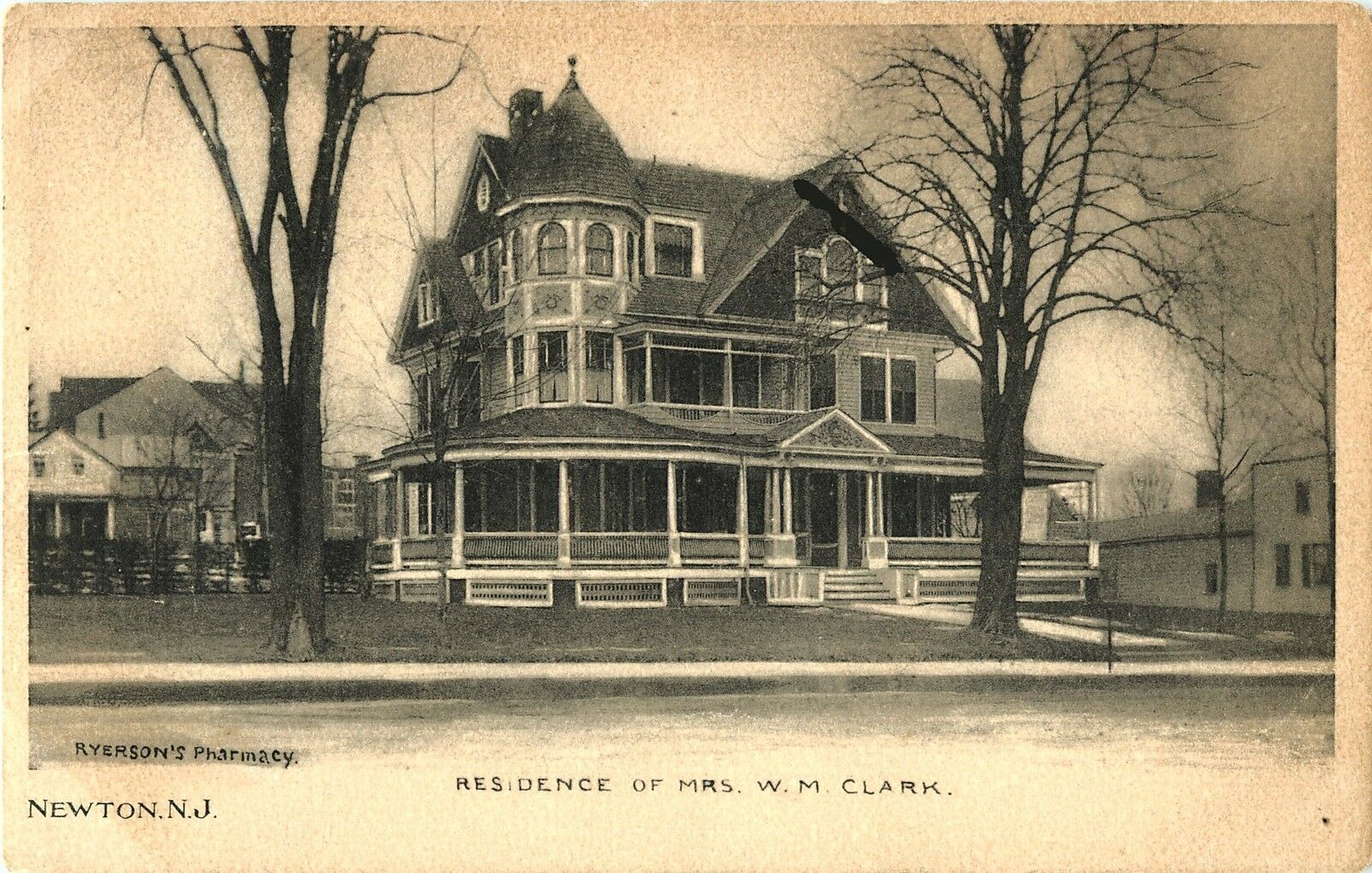 Newton - W M Clark residence - c 1910s