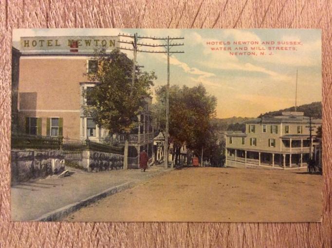 Newton - Water and Mill Streets - c 1910