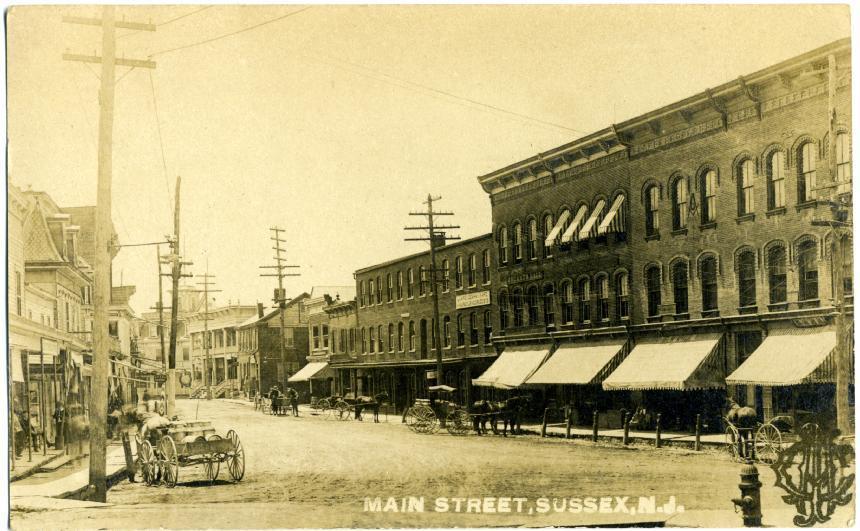 Sussex - Along Main Street - 1905