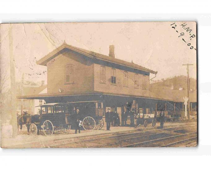 Sussex - New York and Western Railroad Station - 1905